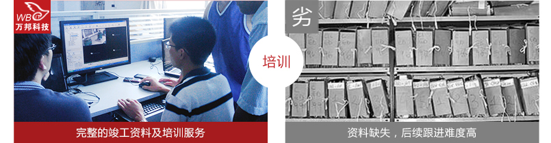 完整的安防竣工资料及培训服务 完整的安防竣工资料及培训服务