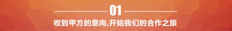 收到甲方意向，开始我们合作之旅